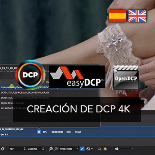 Curso Online Creación de DCP 4K 🇪🇸🇬🇧