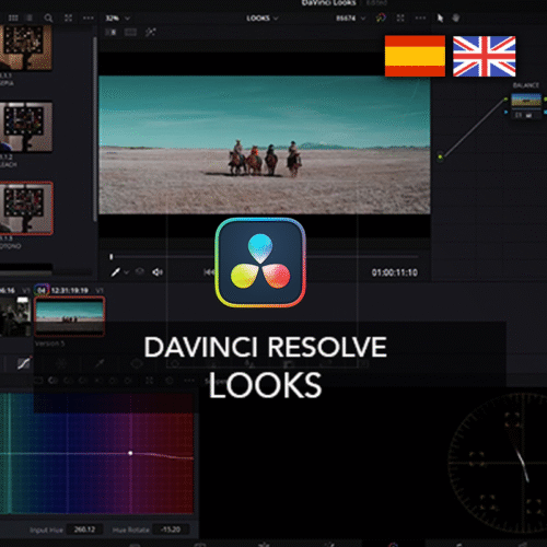 Curso online DaVinci Resolve Looks 🇪🇸🇬🇧