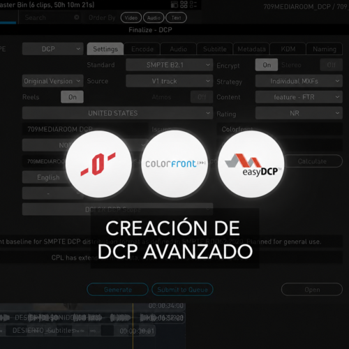 Curso Online Creación de DCP Avanzado
